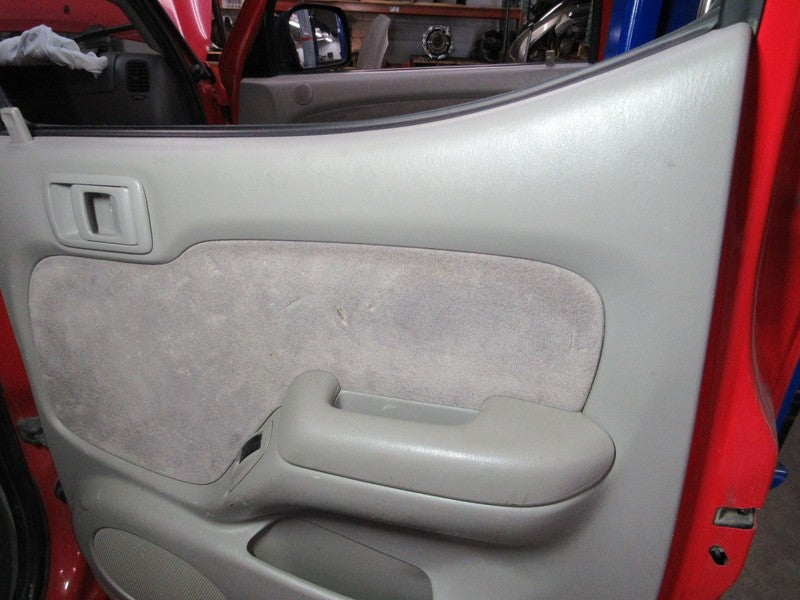 01-04 Tacoma Crew Cab Right RH Passenger Side Rear Door Trim Panel Gra