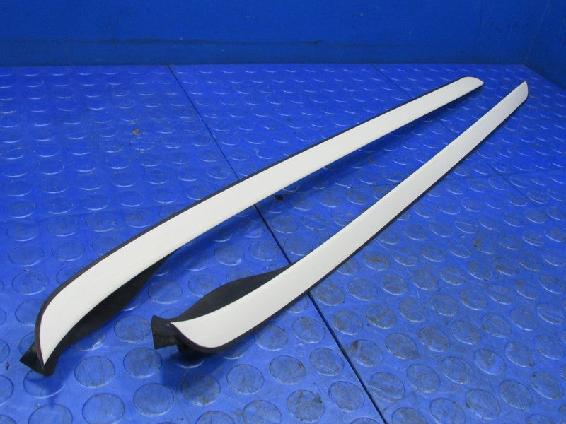 11-17 BMW X3 Alpine White III LH RH Windshield Molding Trim Set A-Pill