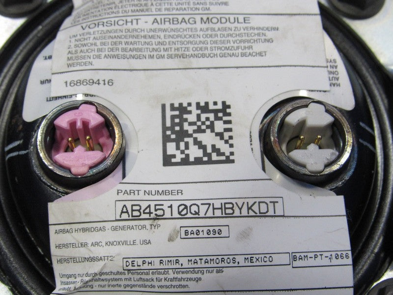 GMT900 GMC Yukon Sierra Yukon XL Driver Left Steering Wheel Airbag Bla