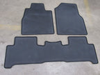 07-13 Acura MDX Accessory Black Rubber All Season Floor Mats Set OEM 4