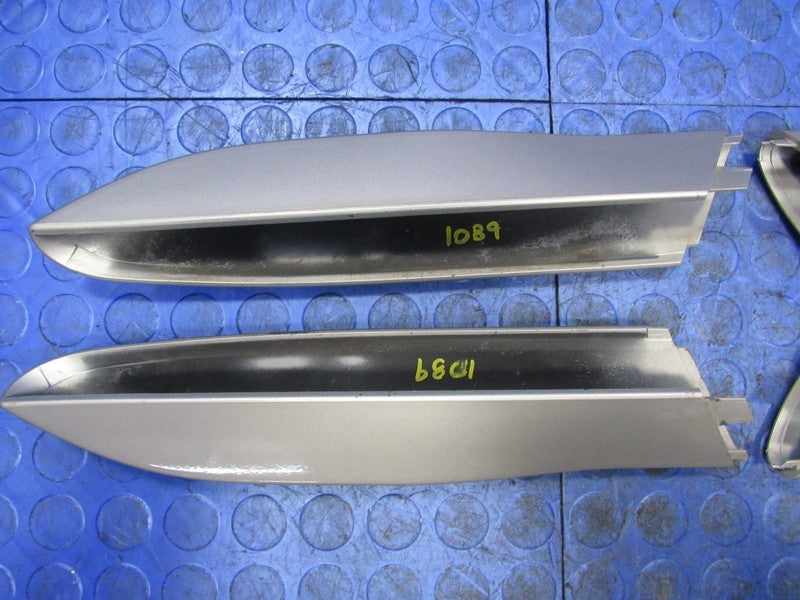 03-06 Cadillac Escalade ESV Luggage Roof Rack Carrier End Caps Set Sil