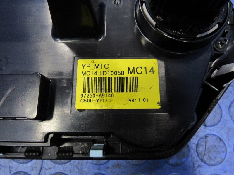 17-18 Kia Sedona Manual AC HVAC Climate Heater Temperature Control Pan