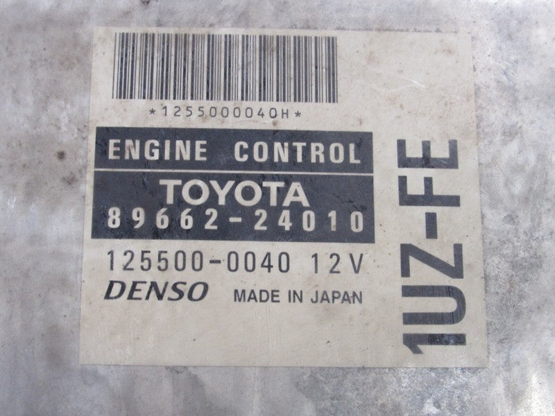 98 Lexus SC400 4.0L V8 1UZ-FE Z30 ECU ECM PCM Engine Computer 89662-24