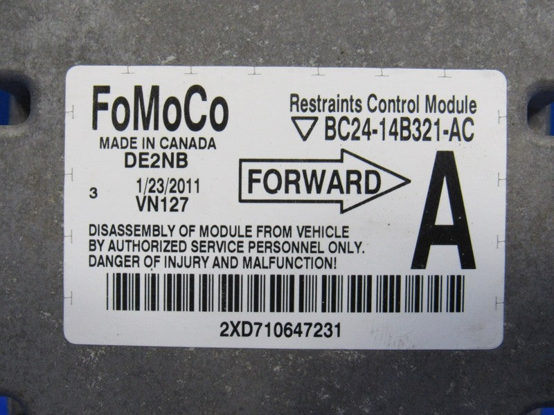 11-14 Ford E150 E250 E350 Van SRS Restraints Control Module BC24-14B32