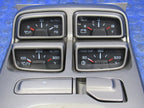 10-12 Chevrolet Camaro AT Center Console Auxiliary Gauge Set Bezel Tri