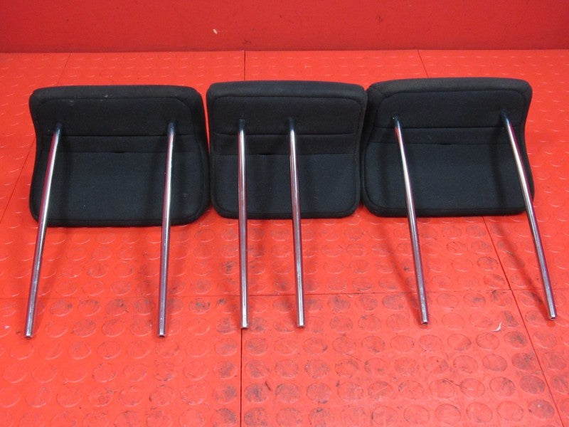 09-13 Honda Fit Rear Seat Headrests Head Rest Set of Three Black Cloth