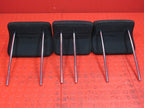 09-13 Honda Fit Rear Seat Headrests Head Rest Set of Three Black Cloth