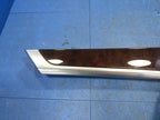 10-16 Porsche Panamera Rear Left Inner Door Panel Finish Trim Dark Wal