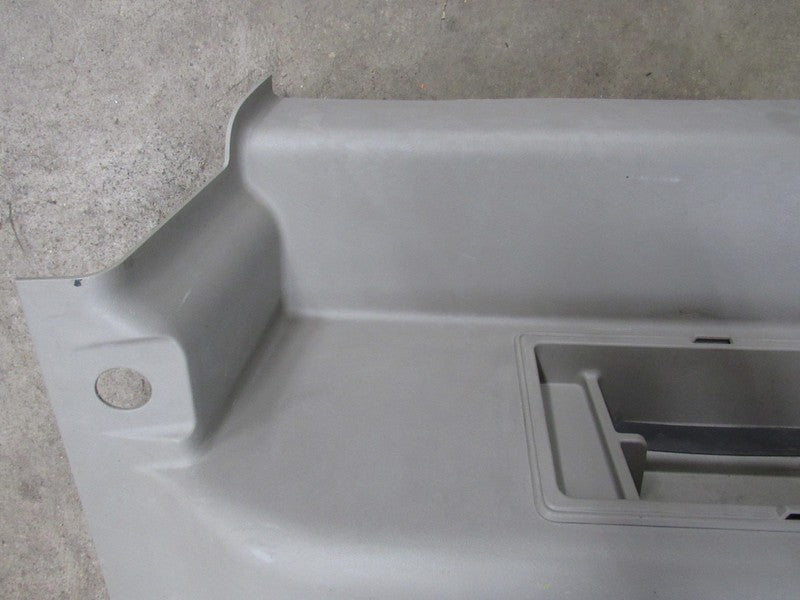 03-04 Hummer H2 Interior Rear Left Cargo Trim Panel Cubby Wheat Tan 02