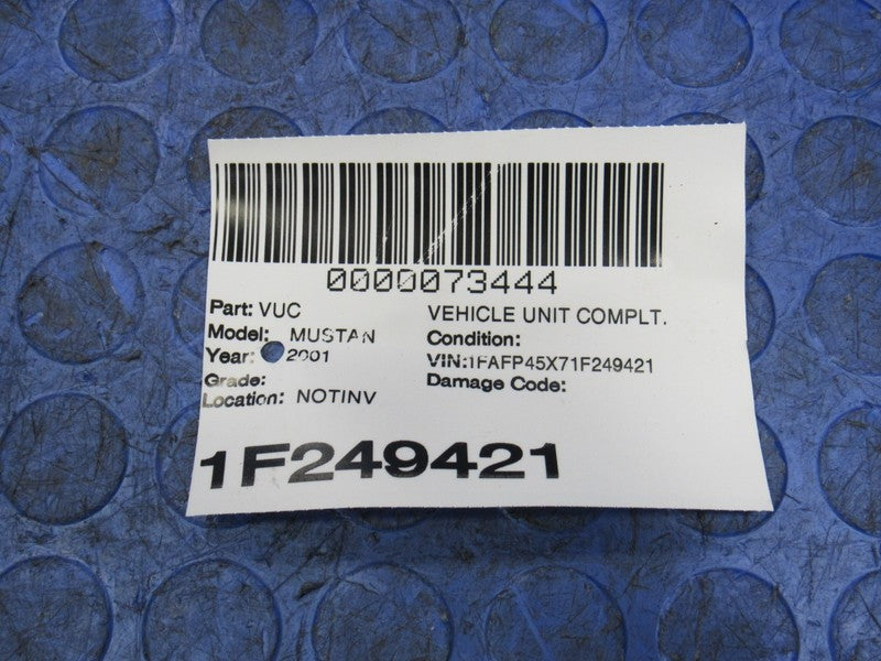 01 Ford Mustang GT 4.6L V8 AT ECU ECM PCM Engine Computer 1R3F-12A650-