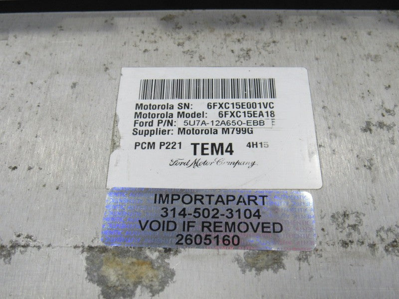 05 Ford F150 5.4L 4x4 ECU ECM PCM Engine Computer BNJ1 5U7A-12A650-EBB