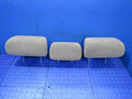 03-09 Toyota 4Runner Second Row Rear Seat Headrests Gray Cloth Set 210
