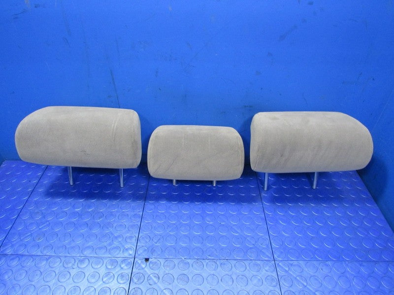 03-09 Toyota 4Runner Second Row Rear Seat Headrests Gray Cloth Set 210