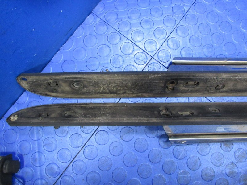 02-13 Cadillac Escalade EXT Roof Luggage Rack Rails Chrome W/ Cross Ba