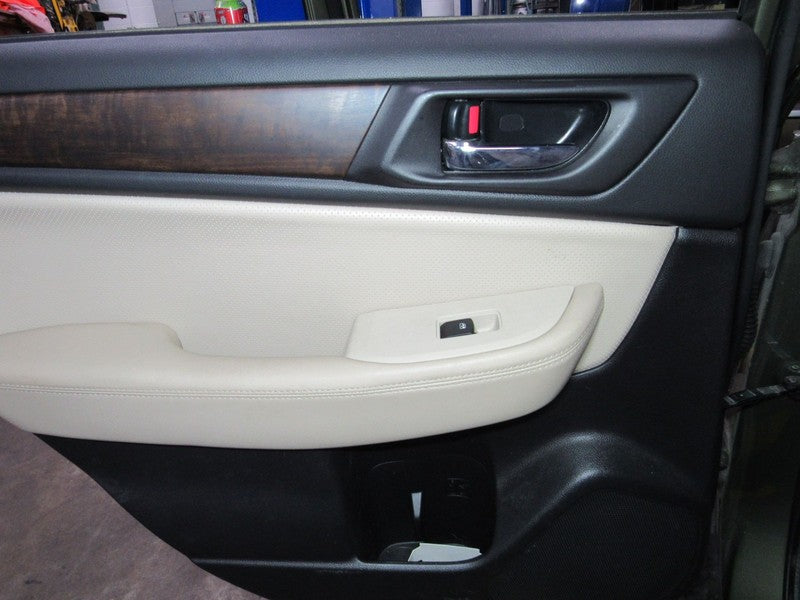 15-16 Outback Left LH Driver Side Rear Door Trim Panel Tan