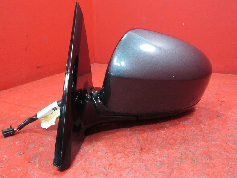13-16 Nissan Pathfinder Left Driver LH Front Door Mirror Gun Metallic 