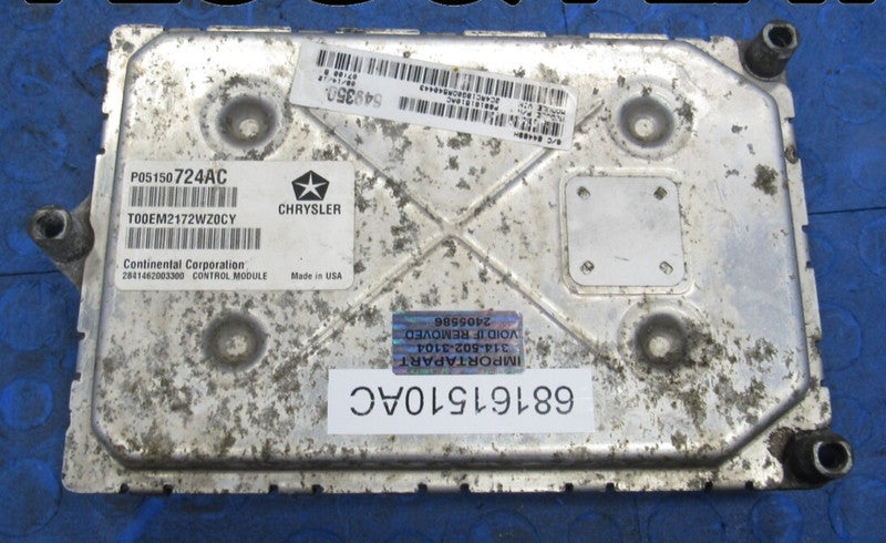 PROGRAMMED PLUG & PLAY 13 Caravan Town&Country 3.6L ECM 68161510AG 510