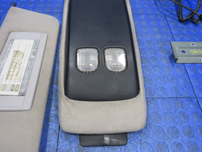 97-01 Jeep Cherokee XJ Overhead Roof Console Dome Display Info Sunviso
