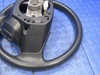15-20 Honda Fit 16-22 HRV Black Vinyl Rubber Steering Wheel Cruise Swi