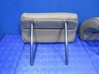 03-09 Toyota 4Runner Second Row Rear Seat Headrests Gray Leather Set 5