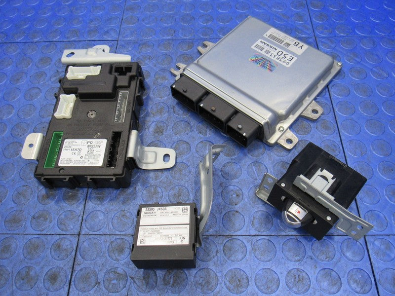 12 Infiniti G37 Convertible AT ECU ECM Engine Computer Key Set NEC001-