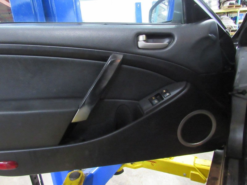 03-04 Infiniti G35 Coupe Left LH Driver Front Door Trim Panel Black W/