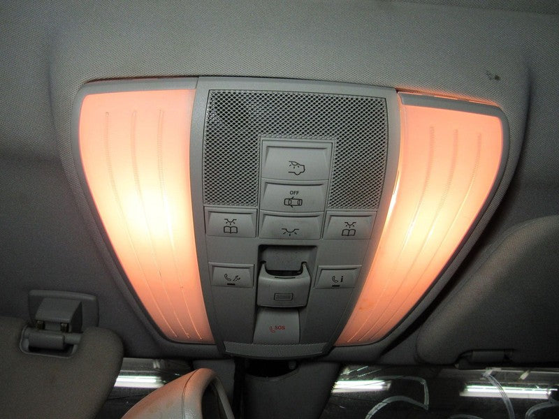 10-16 Mercedes E550 W212 Roof Mounted Overhead Console Gray