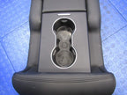13-15 Range Rover L405 Rear Armrest Center Console Cup Holder Ebony Bl