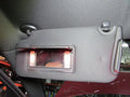 12 Charger 300 Journey Left LH Driver Side Sunvisor Sun Visor Black W/