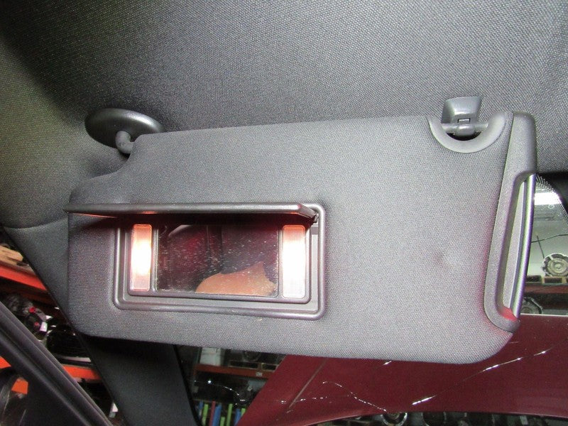 12 Charger 300 Journey Left LH Driver Side Sunvisor Sun Visor Black W/