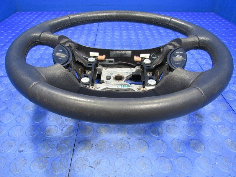 99-04 Ford Mustang SN95 Leather Steering Wheel Cruise Control Dark Cha