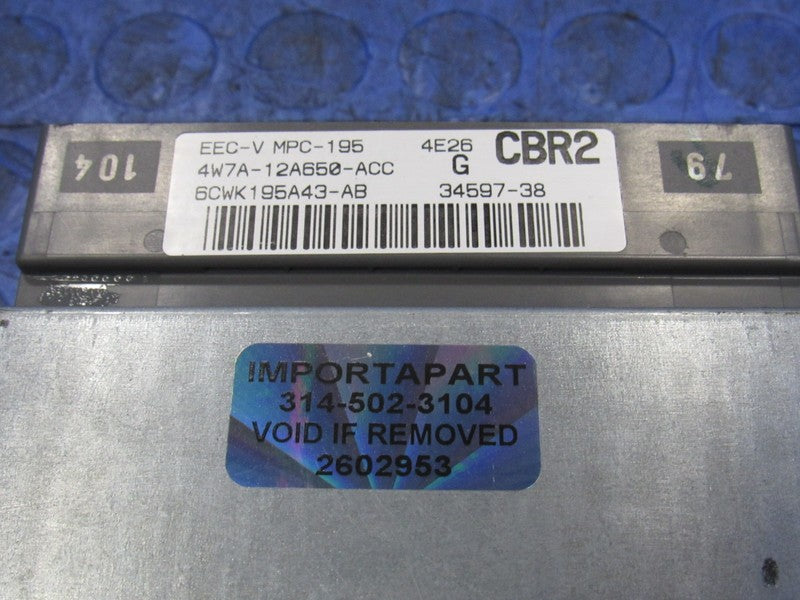 04 Crown Victoria Grand Marquis ECU ECM PCM Engine Computer 4W7A-12A65