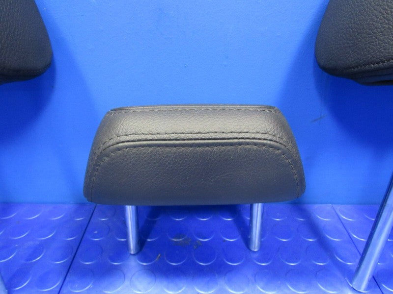 14-18 BMW X5 F15 2nd Row Rear Seat Head Rest Headrests Set Leather Bla