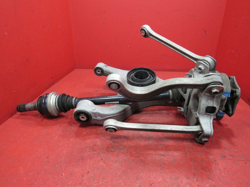 10-13 Porsche Panamera Left Rear Spindle Knuckle Hub Control Arm Axle 