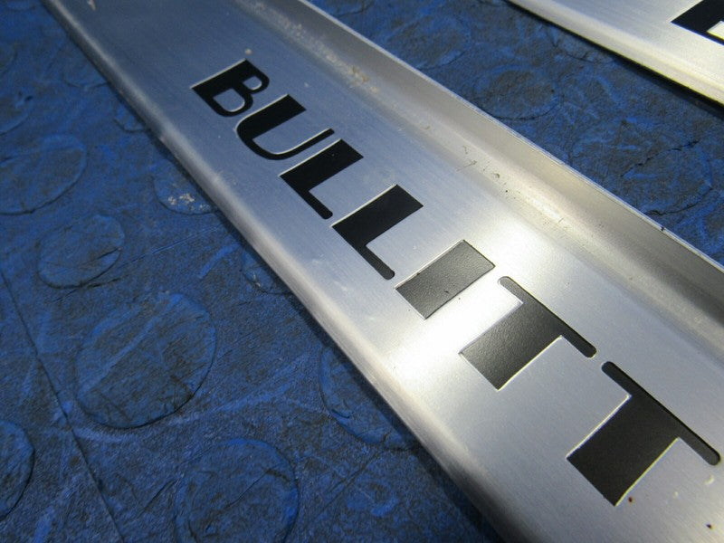 01 Ford Mustang GT Bullitt Left Right Aluminum Door Sill Scuff Plate P