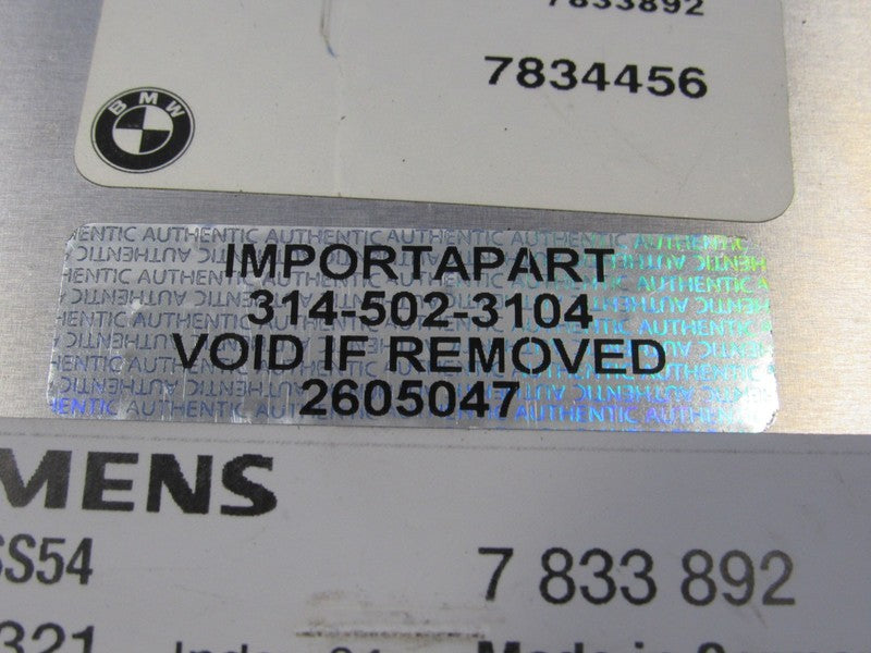 03-06 BMW M3 SMG MT E46 DME ECU ECM PCM EWS Engine Computer Key Set 78