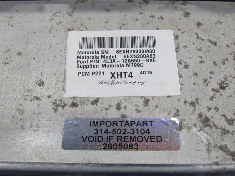 04 Ford F150 5.4L 4x2 ECU ECM PCM Engine Computer XHT4 4L3A-12A650-BXE