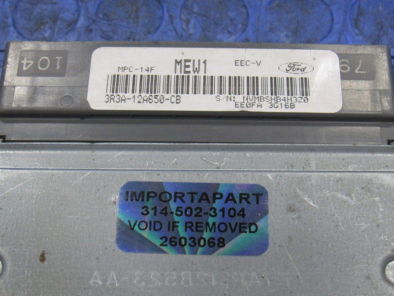03 Ford Mustang GT 4.6L V8 AT ECU ECM PCM Engine Computer 3R3A-12A650-