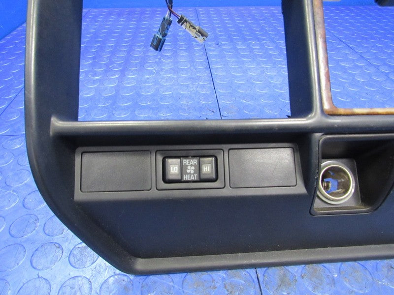 95-97 Land Cruiser LX450 FZJ80 Front Center Dash Radio Bezel Panel Ash
