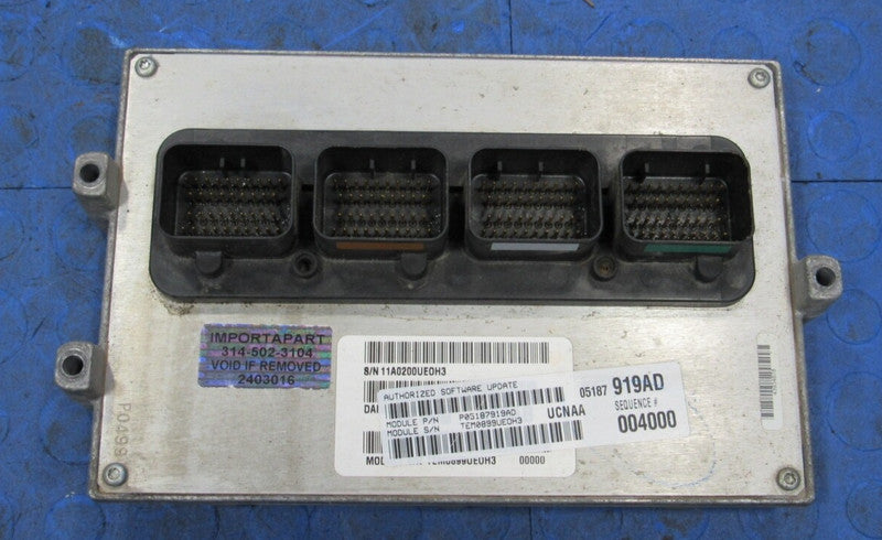 10 Dodge Ram 1500 Truck 4.7L ECU ECM PCM Engine Computer 05187919AD 91