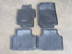 04-08 Acura TSX Original All-Season Black Rubber Floor Mats Set Liners