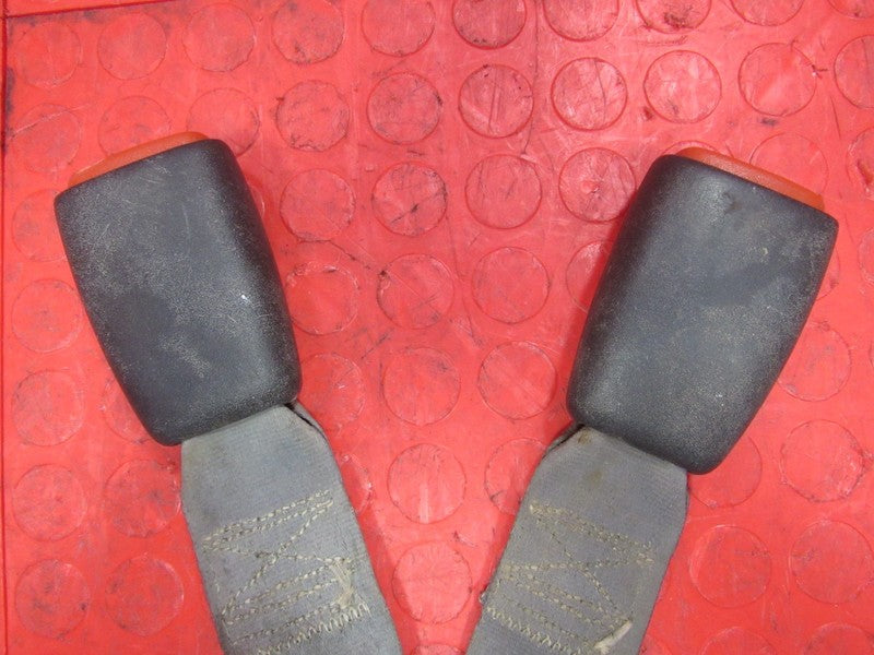 97-02 Jeep Wrangler TJ Rear Seat Belts Seatbelt Retractors Buckles OEM