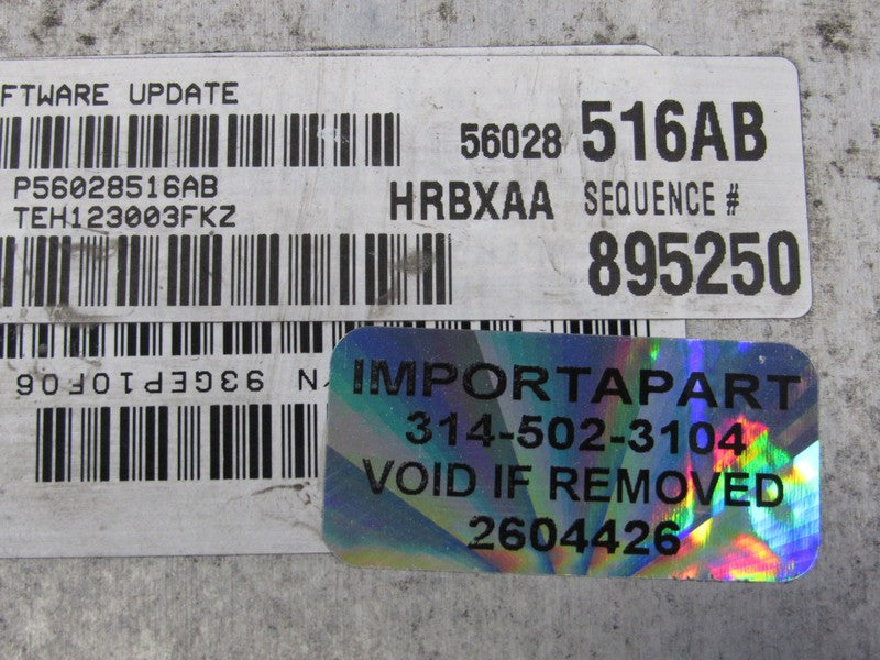 PROGRAMMED PLUG & PLAY 01 Dodge Ram Truck 3.9L AT ECM 56028516AB 516 P