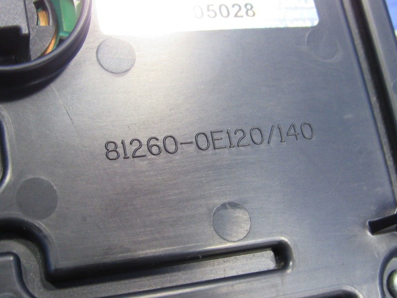 12-15 Lexus RX350 RX450h Overhead Console Dome Map Light Homelink Blac