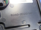 12-15 Lexus RX350 RX450h Overhead Console Dome Map Light Homelink Blac
