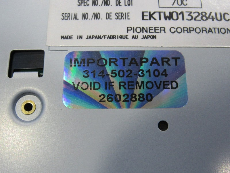 03-07 Lexus LX470 Radio Control Car Stereo FM Cassette Player 86120-60