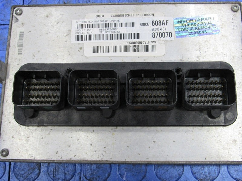 PROGRAMMED PLUG & PLAY 09 Dodge Ram 1500 Truck 4.7L ECM 68037608AF 608