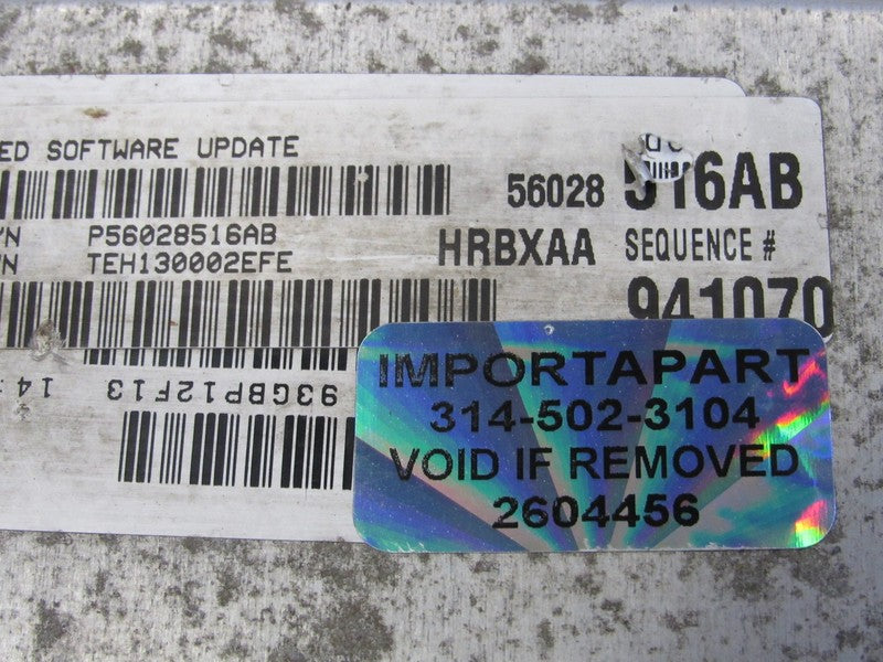 PROGRAMMED PLUG & PLAY 01 Dodge Ram Truck 3.9L AT ECM 56028516AB 516 P