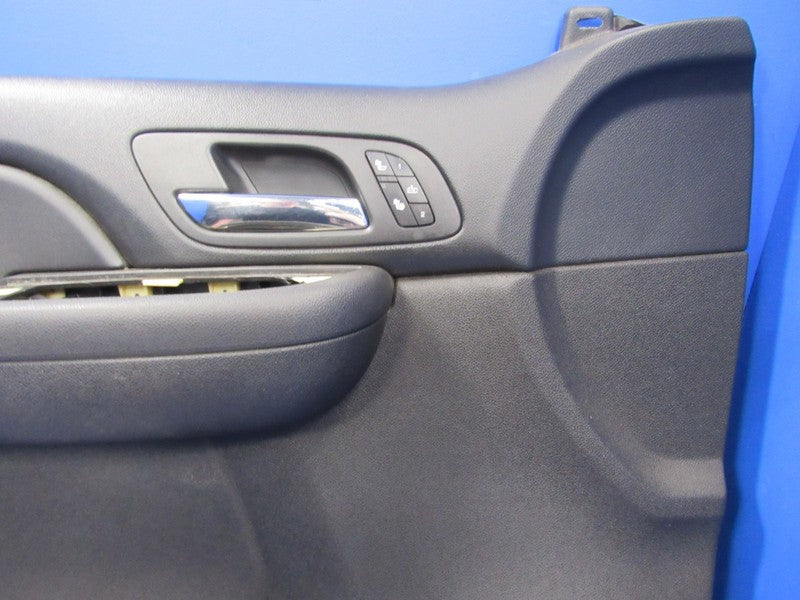 07-09 Yukon Tahoe Suburban Front LH Left Driver Door Panel Ebony Black