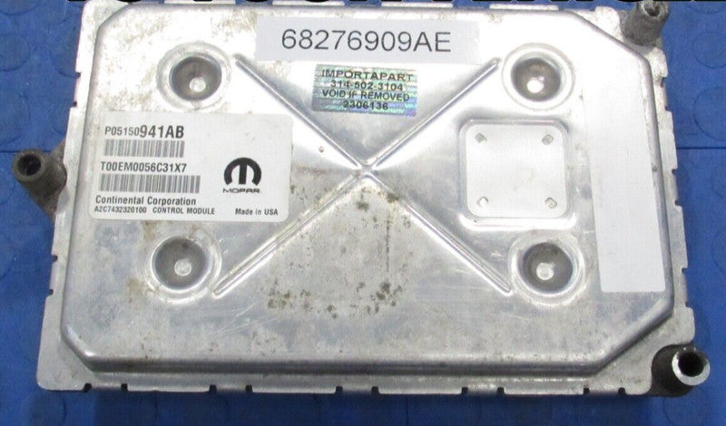 PROGRAMMED PLUG & PLAY 16 Compass Patriot 2.0 FWD ECM 68276909AE 909 P